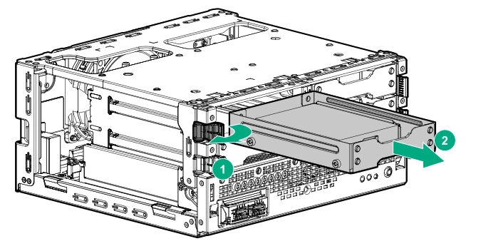 <i>Diagram 8 - Drive removal/installation.</i>